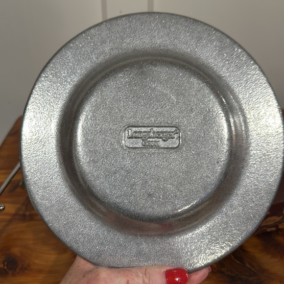 NIB Vtg Longaberger 2001 Falling Leaves 8" Metal Tray - Picture 5 of 7